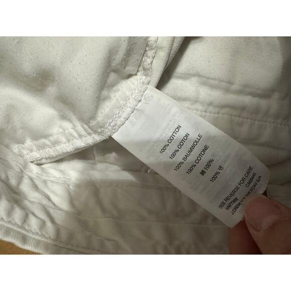 J.crew‎ women's 4'' white chino shorts size 4 - Picture 3 of 5